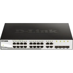 D-Link 20-Port Layer2 Smart Managed Gigabit Switchdlink|green 3.0, 16x 10/100/1000Mbit/s TP (RJ-45) Port4x TP Combo Port/SFP Slot für opt. 100/1000Mb