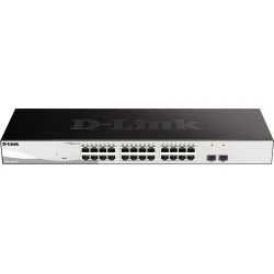 D-Link DGS-1210-26 switch Gestionado L2 Gigabit Ethernet (10/100/1000) 1U Negro, Gris