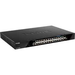 D-Link DGS-1520-28MP/E switch Gestionado L3 Gigabit Ethernet (10/100/1000) Energ&iacute;a sobre Ethernet (PoE) 1U Negro