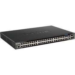 D-Link DGS-1520-52MP Gestionado L3 Gigabit Ethernet (10/100/1000) Energͭa sobre Ethernet (PoE) 1U Negro [foto 1 de 2]