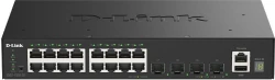 D-Link DGS-1530-20/E switch Gestionado L2 Gigabit Ethernet (10/100/1000) Negro