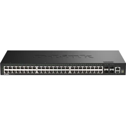 D-Link DGS-1530-52/E switch Gestionado L2 Gigabit Ethernet (10/100/1000) Negro