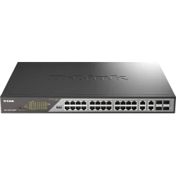 D-Link DSS-200G-28MPP switch Gestionado L2 Gigabit Ethernet (10/100/1000) Energ&iacute;a sobre Ethernet (PoE) 1U Gris