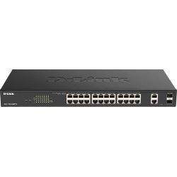 D-Link switch Gestionado L2 Gigabit Ethernet (10/100/1000) Energͭa sobre Ethernet (PoE) Negro [foto 1 de 2]