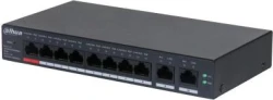 Dahua Technology DH-CS4010-8GT-110 switch Gestionado L2 Gigabit Ethernet (10/100/1000) Energ&iacute;a sobre Ethernet (PoE) Negro