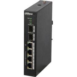 Dahua Technology PFS4206-4P-96 switch Gestionado L2 Fast Ethernet (10/100) Energ&iacute;a sobre Ethernet (PoE) Negro
