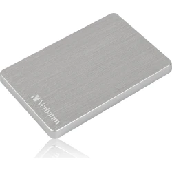 Disco externo Verbatim Disco duro port&aacute;til Store ``n`` Go ALU Slim 1 TB Plata 53663