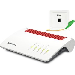 FRITZ!Box FRITZBox 5590 Fiber XGS-PON router inal&aacute;mbrico Gigabit Ethernet Doble banda (2,4 GHz / 5 GHz) Blanco