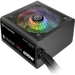 Fuente de alimentacion thermaltake atx 600w rgb negro PS-SPR-0600NHSAWE-1 [foto 1 de 2]