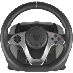 GENESIS Seaborg 400 Negro, Plata USB Volante + Pedales Nintendo Switch, PC, PlayStation 4, Playstation 3, Xbox 360, Xbox One, Xbox One S, Xbox One X [foto 1 de 2]