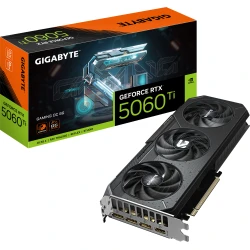 GIGABYTE GeForce RTX 5060 Ti GAMING OC 8G Tarjeta Gr&aacute;fica – 8 GB GDDR7, 128 bits, PCI-E 5.0, 2647 MHz Frecuencia del n&uacute;cleo, 3 x DisplayPort, 1 x