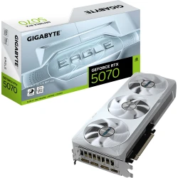 GIGABYTE GeForce RTX 5070 EAGLE OC ICE SFF 12G Tarjeta Gr&aacute;fica - 12GB GDDR7, 192 bits, PCI-E 5.0, XXXX MHz Core Clock, 3 x DP 2.1a, 1 x HDMI 2.1b, NV