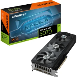 GIGABYTE GeForce RTX 5070 EAGLE OC SFF 12G Tarjeta Gr&aacute;fica - 12GB GDDR7, 192 bits, PCI-E 5.0, 2587 MHz Core Clock, 3 x DP 2.1a, 1 x HDMI 2.1b, NVIDIA