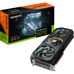 GIGABYTE GeForce RTX 5070 GAMING OC 12G Tarjeta Gr&aacute;fica - 12GB GDDR7, 192 bits, PCI-E 5.0, XXXX MHz Core Clock, 3 x DP 2.1a, 1 x HDMI 2.1b, NVIDIA DL