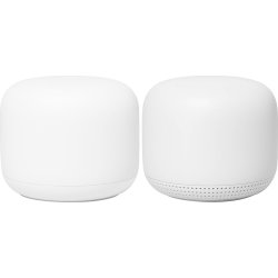Google Nest Wifi, Router and Point 2-pack router inalámbrico Gigabit Ethernet Doble banda (2,4 GHz / 5 GHz) 4G Blanco [foto 1 de 2]