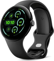 Google Pixel Watch 3 AMOLED 45 mm Digital Pantalla t&aacute;ctil 4G Negro Wifi GPS (sat&eacute;lite)