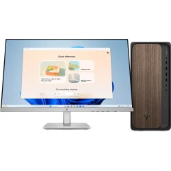 HP OmniDesk Desktop AI M03-0019ns PC Intel Core Ultra 5 225 16 GB DDR5-SDRAM 1 TB SSD Windows 11 Home Torre AI PC Madera, Negro