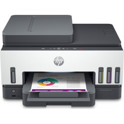 HP Smart Tank Impresora multifunción 7605, Impresión, copia, escaneado, fax, AAD y conexión inalámbrica, AAD de 35 hojas; Escanear a PDF [foto 1 de 2]