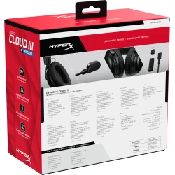 HyperX Auriculares gaming inalámbricos Cloud III S negros-rojos [foto 1 de 2]