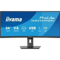 iiyama ProLite XCB3494WQSU-B1 pantalla para PC 86,4 cm (34``) 3440 x 1440 Pixeles UltraWide Quad HD LED Negro