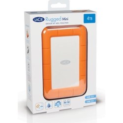 LaCie Rugged Mini Disco duro externo HDD 2000 GB USB 3.2 Gen1 (3.1 Gen 2) Micro-USB B Naranja, Plata