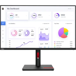Lenovo ThinkVision T32p-30 LED display 80 cm (31.5``) 3840 x 2160 Pixeles 4K Ultra HD Negro