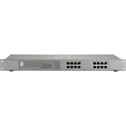 LevelOne FEP-1612W380 switch Fast Ethernet (10/100) Energ&iacute;a sobre Ethernet (PoE) Gris