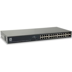 LevelOne GEP-2651 switch Gestionado L3 Gigabit Ethernet (10/100/1000) Energ&iacute;a sobre Ethernet (PoE) Negro