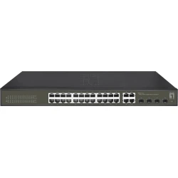 LevelOne GES-2128 switch Gestionado L2 Gigabit Ethernet (10/100/1000) Negro [foto 1 de 2]