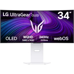 LG 34GX90SA-W pantalla para PC 86,4 cm (34``) 3440 x 1440 Pixeles Wide Quad HD OLED Blanco