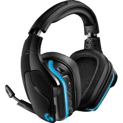Logitech G G935 Wireless 7.1 Surround Sound LIGHTSYNC Gaming Headset Auriculares Inalámbrico Diadema Juego Negro, Azul [foto 1 de 2]