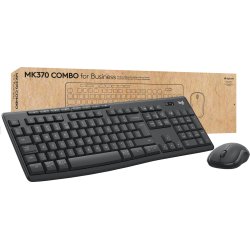 Logitech MK370 Combo for Business teclado Ratón incluido RF Wireless + Bluetooth QWERTY Internacional de EE.UU. Grafito [foto 1 de 2]