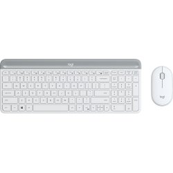 Logitech MK470 slim teclado y raton rf inalambrico espa&ntilde;ol blanco