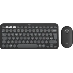 Logitech Pebble 2 Combo teclado Ratón incluido RF Wireless + Bluetooth QWERTY Español Grafito [foto 1 de 2]