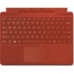 Microsoft Surface Pro Signature Keyboard Rojo Microsoft Cover port QWERTY Español [foto 1 de 2]