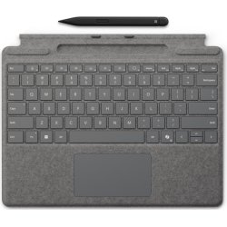 Microsoft Surface Pro + Slim Pen Microsoft Cover port Platino
