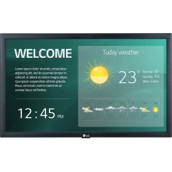 Monitor lg 21.5p ips digital signage negro 22SM3G