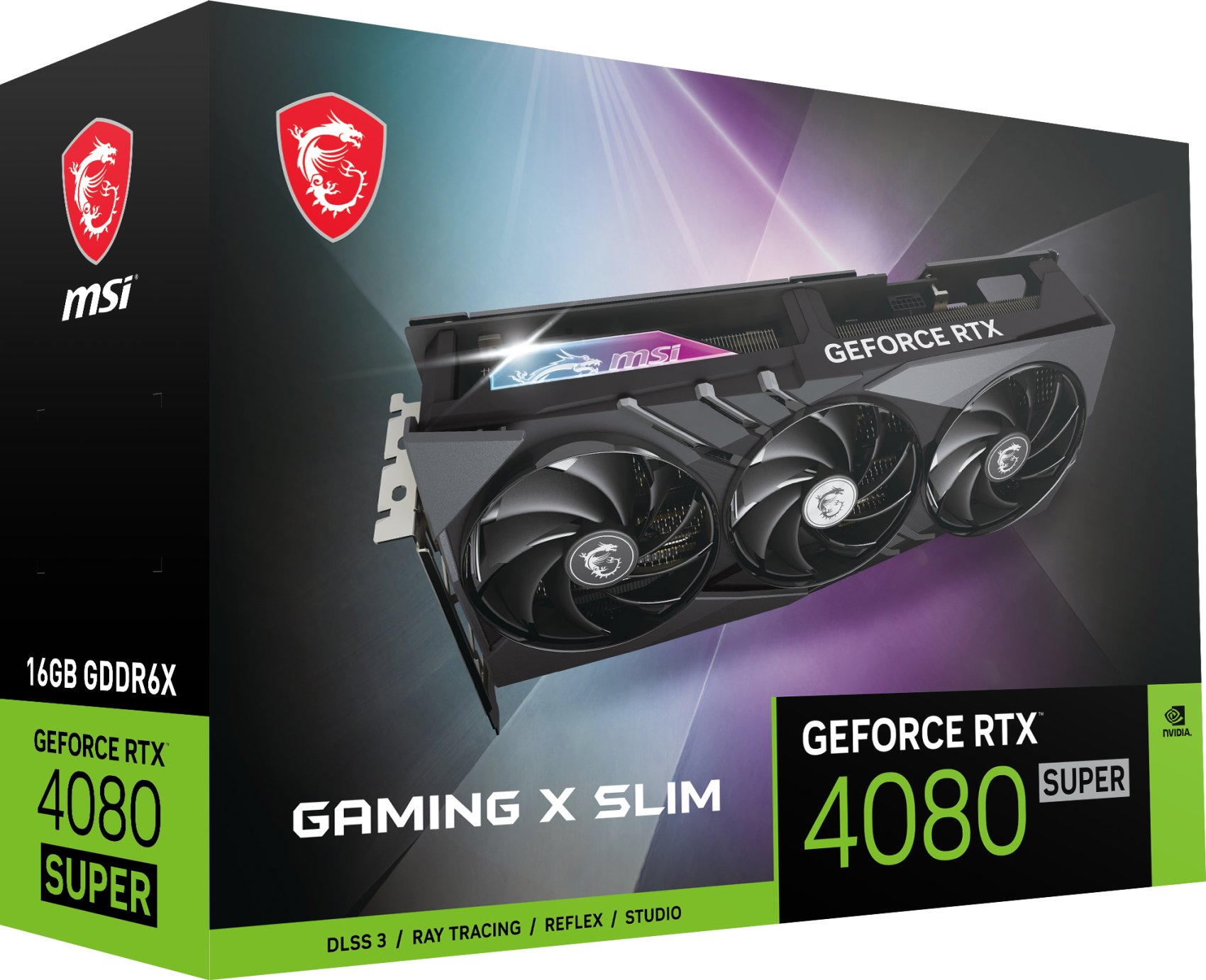 MSI GAMING GeForce RTX 4080 SUPER 16G X SLIM NVIDIA 16
