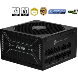 MSI MAG A850GLS PCIE5 unidad de fuente de alimentaci&oacute;n 850 W 24-pin ATX ATX Negro
