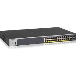 NETGEAR Gestionado L2/L3/L4 Gigabit Ethernet (10/100/1000) Energͭa sobre Ethernet (PoE) 1U Negro [foto 1 de 2]