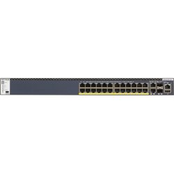 Netgear M4300-28G-PoE+ Gestionado L2/L3/L4 10G Ethernet (100/1000/10000) Energͭa sobre Ethernet (PoE) 1U Negro [foto 1 de 2]