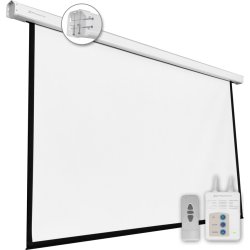 Pantalla electrica videoproyector phoenix pared y techo 135p 300x300cm posicion ajustable carcasa blanca tela super resistente PHPANTALLA-300 [foto 1 de 2]