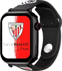 Save Family PLUS SmartWatch Ed. Athletic Club Bilbao con GPS y llamada Negro Correa Silicona Negra NO INCLUYE SIM