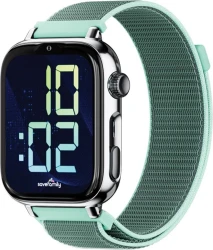 SaveFamily SaveWatch Plus 2 Reloj Inteligente para ni&ntilde;os 4G Esfera Plata correa Tela Ocean