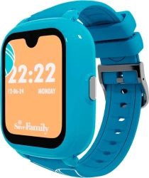 SmartWatch SaveFamily Iconic Plus 2 Correa Silicona Estampada Azul Sporttive 4G