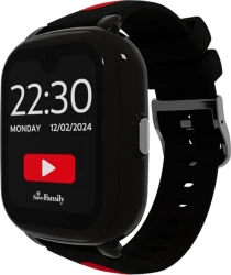 SmartWatch SaveFamily Iconic Plus 2 Correa Silicona Estampada Negra Streamer 4G