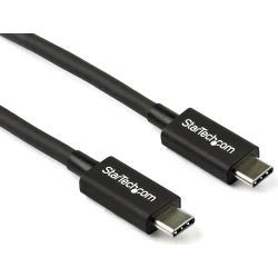 StarTech.com Cable de 0.8m Thunderbolt 3 USB-C 40Gbps - Compatible con Thunderbolt y USB - Negro [foto 1 de 2]