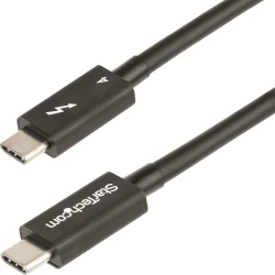 StarTech.com Cable de 1m Thunderbolt 4 - 40Gbps - PD 100W - VÍ­deo 4K/8K - Cable Thunderbolt 4 con Certificación Intel - Compatible con USB4/Thunderb [foto 1 de 2]