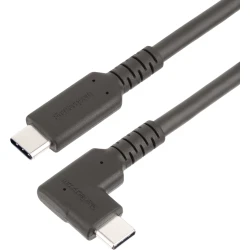StarTech.com Cable de 1m USB-C Resistente Acodado a la Derecha - USB 3.2 Gen 2 (10 Gbps) - Cable de Transferencia USB Tipo C - DP de Modo Alt 4K 60Hz [foto 1 de 2]