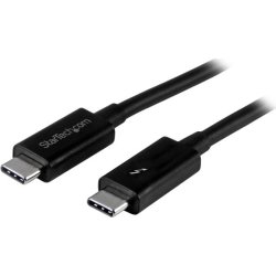 StarTech.com Cable de 2m Thunderbolt 3 USB-C 20Gbps - Compatible con Thunderbolt, DisplayPort y USB - Negro [foto 1 de 2]